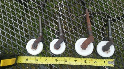 antique porcelain caster wheels set of 4 furniture Cover