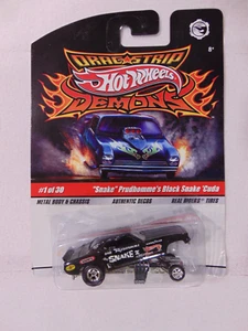 2005 Hot Wheels Dragstrip Demons #1 Snake Prudhomme's Black Snake Cuda - Picture 1 of 4