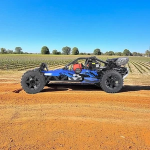 Rovan RC 1/5 Giant Scale Gasoline 29cc Baja Remote Control 5B Buggy Blue New7jKY - Picture 1 of 9