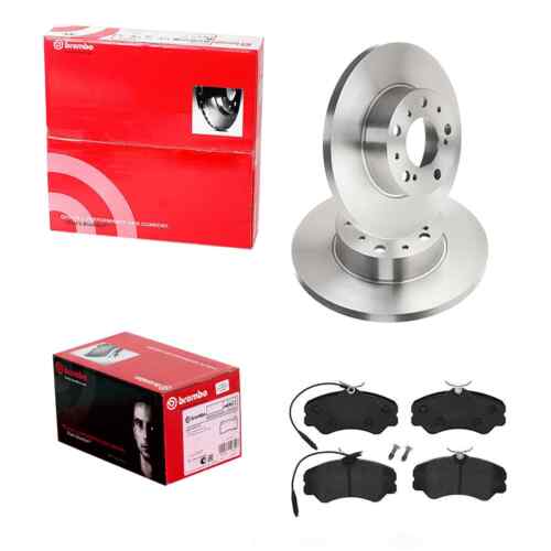 Brembo brake discs 290 mm + front coverings suitable for Fiat Ducato + J5 + C25 280
