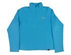 Women's The North Face 1/4 Zip Pullover Fleece Jacket | Polartec | Blue | Size M
