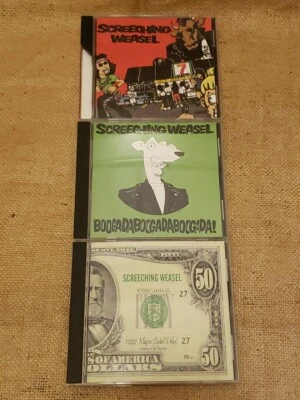 3 Screeching Weasel Cds Punk Foto 1 de 4