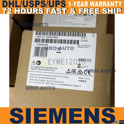 New Siemens SIMATIC S7-1200 CPU 1211C 6ES7211-1BE40-0XB0 6ES7 211-1BE40-0XB0 - Image 1 of 4