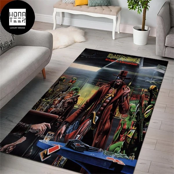 Iron Maiden Stranger In A Strange Land Fan Gifts Luxury Rug - Image 1 of 1