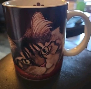 Mocha Dominguez From Art by Lowell Herrera CAT By Lang Mugs 2004 - Picture 1 of 5