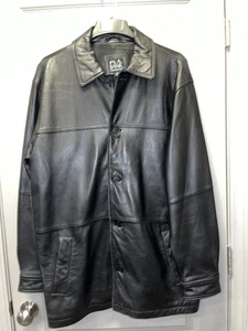 New Jos A Bank  Mens Large 3/4 Length Leather Jacket - Picture 1 of 7