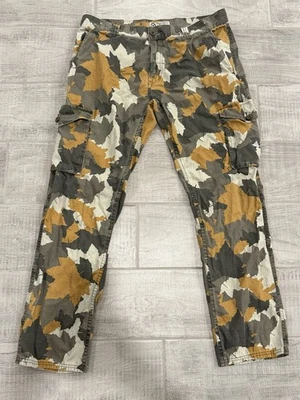 Lifted Research Group Pants Men's Medium Brown Maple Camo 36x32 Jogger LRG - Image 1 of 4
