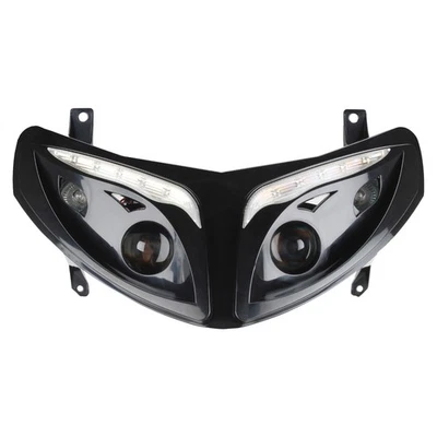 Scheinwerfer Schwarz Frontscheinwerfer Lampe Licht für Peugeot Speedfight 1 2 - Bild 1 von 4