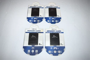 Memory Card 8MB by Tomee Playstation 2 PS2 Console Game System New on Card Lot 4 - Picture 1 of 4