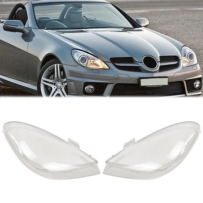 Cubierta de lente de faro delantero para Mercedes-Benz SLK R171 2005-11 Foto 1 de 4