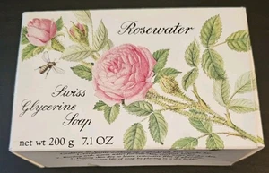 JABÓN DE GLICERINA DE AGUA DE ROSAS CRABTREE & EVELYN DE COLECCIÓN 200 g 7,1 OZ NUEVO Eau de Rose - Imagen 1 de 4