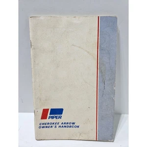 Piper Cherokee Arrow Owner's Handbook Manual July 1967 Revised August 1969 - Imagen 1 de 7
