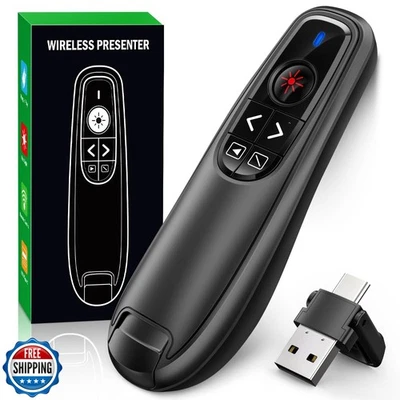 Presentation Clicker Wireless Presenter Remote Clicker, USB C PowerPoint Clic - Image 1 of 4