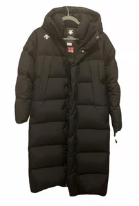 Descente Long Hooded Down Jacket Unisex Waterproof Oversized Jacket - Picture 1 of 5