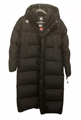 Descente Long Hooded Down Jacket Unisex Waterproof Oversized Jacket - Image 1 of 4