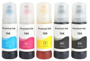 Drucker Tinte Refill für EPSON 104 Ecotank ET-2820 ET-2821 ET-2825 ET-2826 - Bild 1 von 4