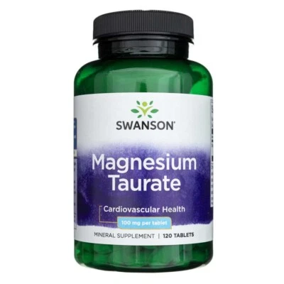 Swanson Magnesium Taurat 100mg, 120 Tab