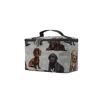 NGIL Bolsa de Cosméticos de Viaje Bolsa de Maquillaje Organizador para Mujeres y Niñas (Gris Cachorro) Foto 1 de 4