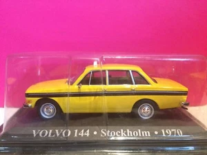 SUPERBE TAXI VOLVO 144 STOCKHOLM 1970 NEUF SOUS BLISTER 1/43 D6 - Imagen 1 de 4