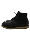 Y511 Red Wing Lace Up Boots 6 Inch Classic Mock Toe Uk9.5 Blk