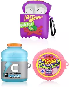 Airpod 1 2 Case 3D Silicone Takis Hubba Bubba Gatorade - Picture 1 of 5