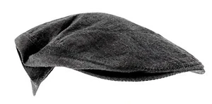 Dolce & Gabbana Dark Grey Cotton Blend Flat Cap-59 - Picture 1 of 4