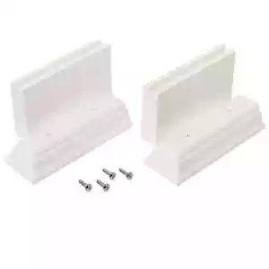 Over-the-Toilet Bathroom Spacesaver Leg Extension Kit, White, 2 Pieces... - Picture 1 of 3