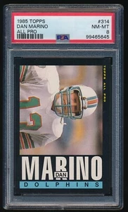 Dan Marino 1985 Topps #314 All Pro PSA 8 - Bild 1 von 2