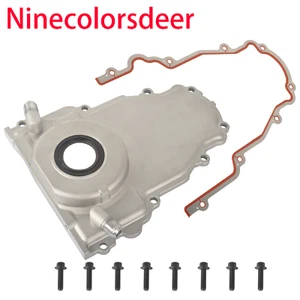 Cubierta de distribución con accesorios de drenaje de aceite turbo 10an para LS Gen 3 4,8 L 5,3 L 5,7 L 6,0 L - Imagen 1 de 8