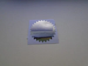 Vintage 1980s Sandylion Gold Burst Foil  Sticker - Picture 1 of 1