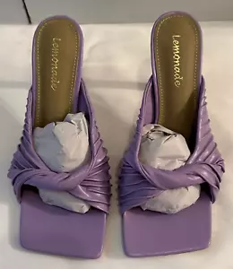 Lemonade Reese Purple Twist Front High Heels Size 6 NEW - Picture 1 of 5