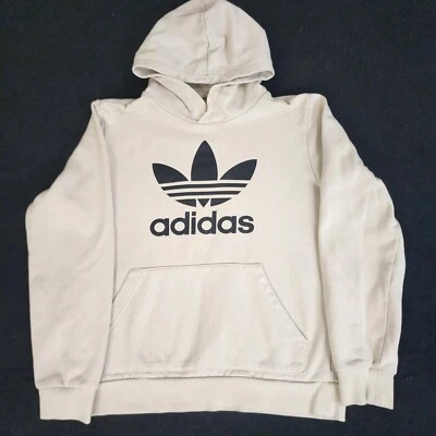 Adidas Hoodie Sweatshirt Youth XL Tan Pullover Long Sleeve Hooded #2428 - Image 1 of 4