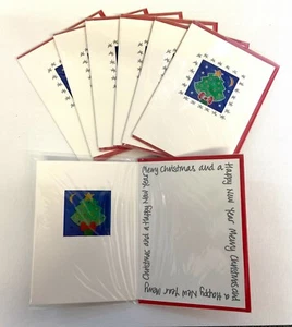 Gallery Five Merry Christmas Tree Card Set (no. 1.104) 7 Xmas Cards - Picture 1 of 1