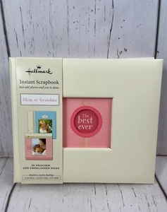 NIB - Hallmark Best Ever Mom Grandma Instant Scrapbook Photo Album New 20 Pages - Bild 1 von 3