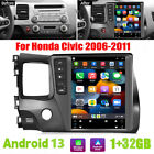 Caplay Car Estéreo Radio 9.7" Anadroid 13 GPS NAVI WIFI Para Honda Civic 2006-11