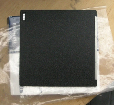 genuine metal Toyo field  5x4  45A blank lens board panel 110mm square - Image 1 of 2