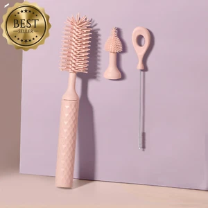 Baby Bottle Brush Set, Electric Silicone Nipple & Straw Cleaner, Rechargeable - Picture 1 of 12