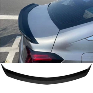 For Cadillac CT5 CT5-V 2020-2023 Glossy Black Rear Trunk Spoiler Boot Lip Wing - Picture 1 of 12