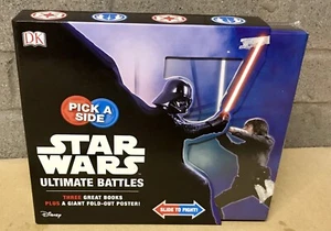 STAR WARS ULTIMATE BATTLE 3 GREAT BOOKS SLIDE TO FIGHT DK BRAND NEW - Picture 1 of 4