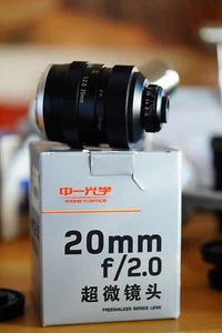 Macro ZHONGYI 20mm 2,0 für Sony E wie neu Alpha A 7 II III IV R C 6700 6600 Lens - Bild 1 von 9