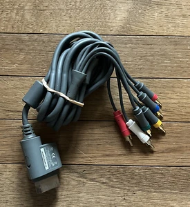 Xbox 360 Component Cable HD AV OEM Microsoft Original TV HDTV Hookup - Picture 1 of 7