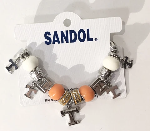 Tennessee Vols Charm Bracelet Jewelry Licensed Volunteers College Cover