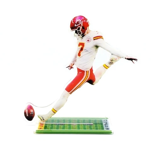 Harrison Butker Figure - Kansas City Chiefs #7 Winning Kick Super Bowl Ornament Cover