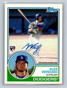 Alex Verdugo 2018 Topps 1983 Baseball Auto #83A-AV Dodgers - Picture 1 of 2