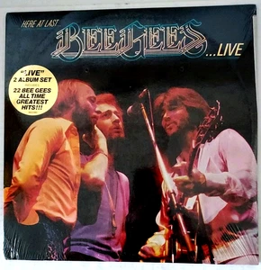 1977 SEALED 2xLP "Here at Last BEE GEES...Live" Hype Sticker RSO RS-2-3901 - Picture 1 of 2