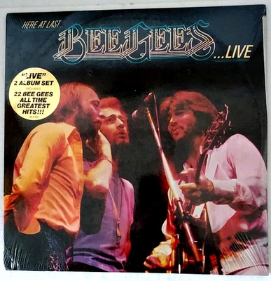 1977 SEALED 2xLP "Here at Last BEE GEES...Live" Hype Sticker RSO RS-2-3901 - Image 1 of 2