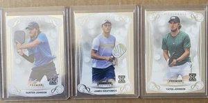 2023 Leaf Pickleball Hunter + Yates Johnson James Ignatowich Silver Foil RC LOT - Picture 1 of 2
