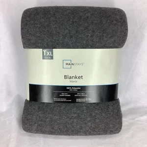 Mainstays Blanket Twin XL NWT Gray MGO251025/OB7 - Picture 1 of 4