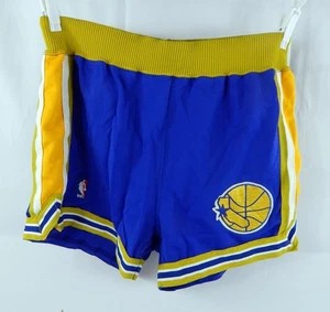 1988-89 Golden State Warriors Game Used Blue Shorts 38 847 - Picture 1 of 6