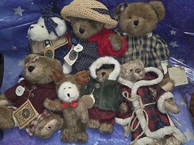 Lote de 7 peluches Boyds Bears vintage Foto 1 de 4